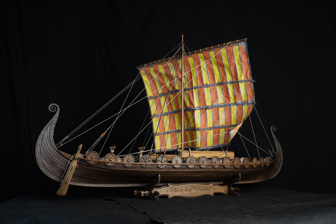 Viking Ship ガラス細工オブジェ The Viking ship 