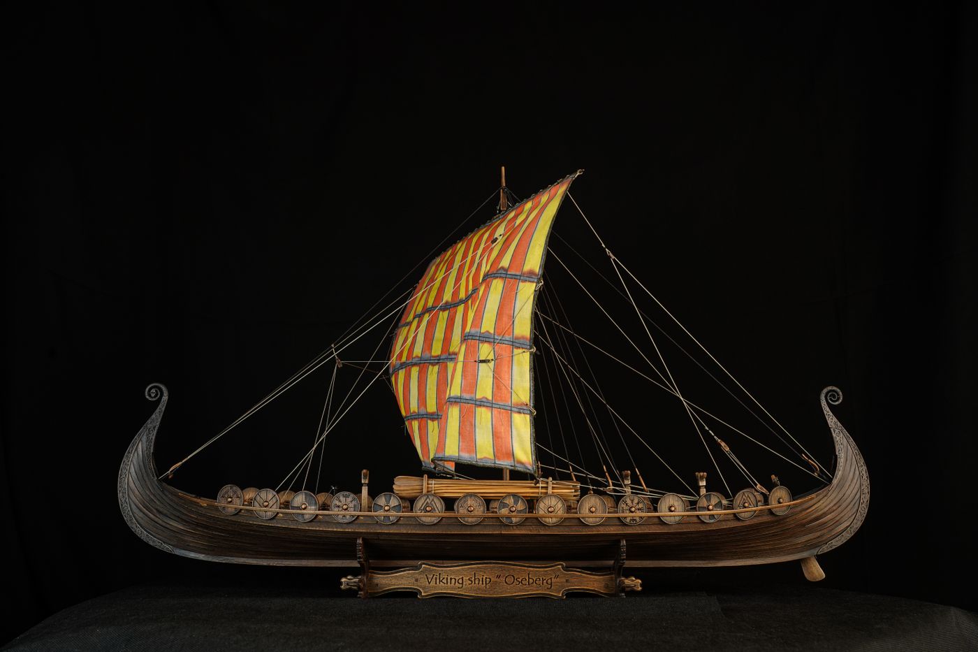 Viking ship 'Oseberg' version 3. Production 