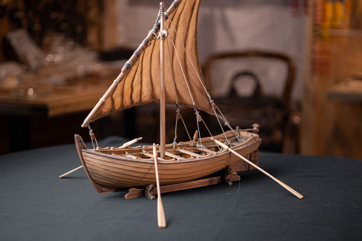 Wooden Model Kit: Boat "Santa Maria" Scale 1/25