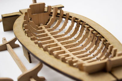 Wooden Model Kit: Boat "Santa Maria" Scale 1/25