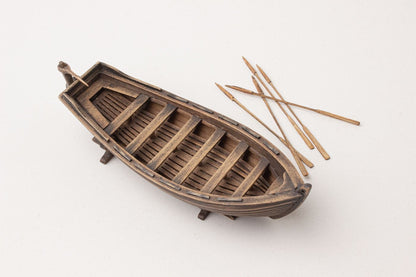 15th Century Wooden Boat Model Kit: Santa Maria's Boat (scale 1/48), length 136mm.