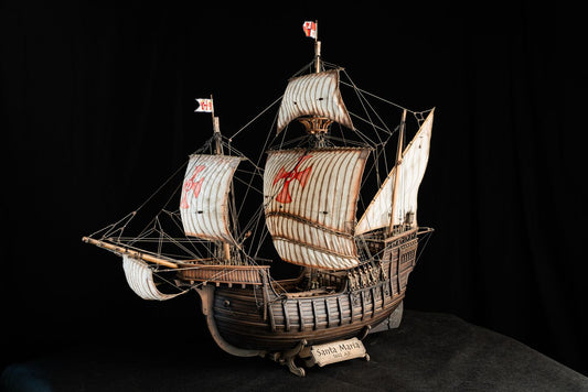 Santa Maria. Wooden Ship Model Kit Scale: 1:48