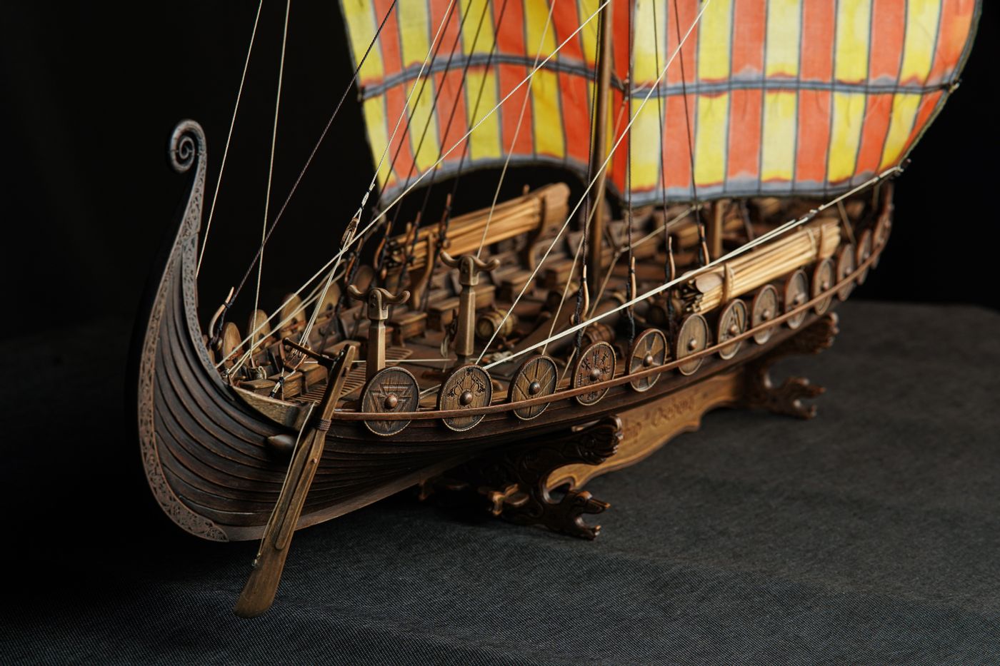 Viking ship 'Oseberg' version 3. Production 