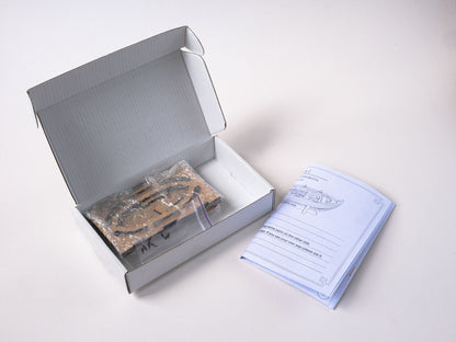 15th-16th Century Ship's Boat Model Kit. Scale 1:48. Length 108 mm.