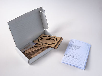 15th-16th Century Ship's Boat Model Kit. Scale 1:48. Length 108 mm.