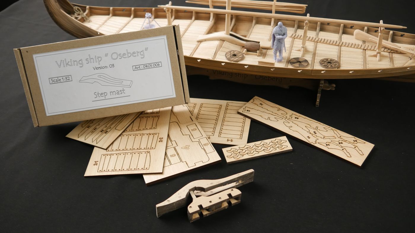 Mast Step for the Oseberg v.3 (scale 1/32) Kit
