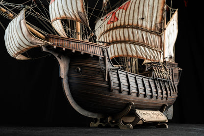 Santa Maria. Wooden Ship Model Kit Scale: 1:48