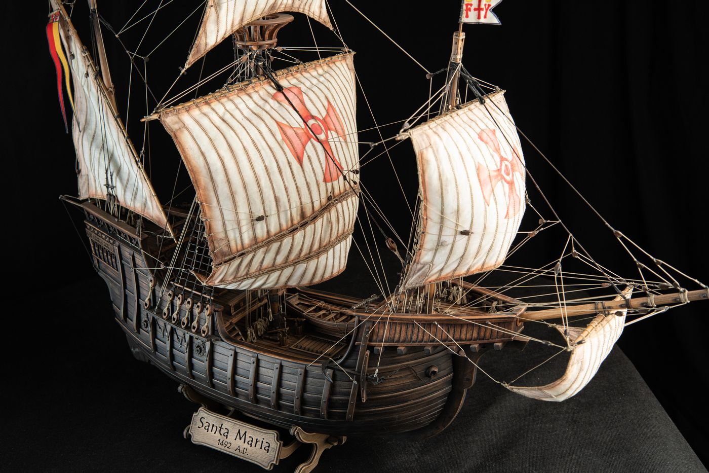Santa Maria. Wooden Ship Model Kit Scale: 1:48