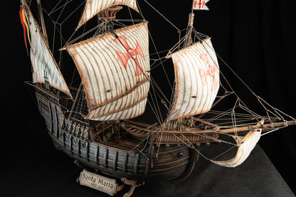 Santa Maria. Wooden Ship Model Kit Scale: 1:48