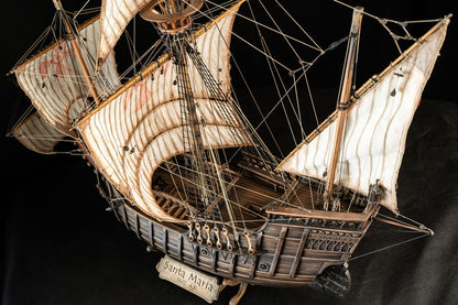 Santa Maria. Wooden Ship Model Kit Scale: 1:48