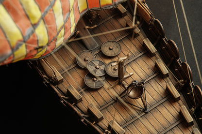 The Viking ship "Oseberg" V.3 Model Kit. Scale 1/25