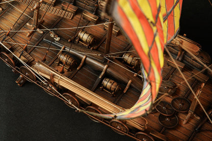 The Viking ship "Oseberg" V.3 Model Kit. Scale 1/25