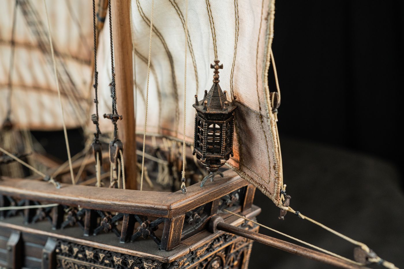 Santa Maria. Wooden Ship Model Kit Scale: 1:48