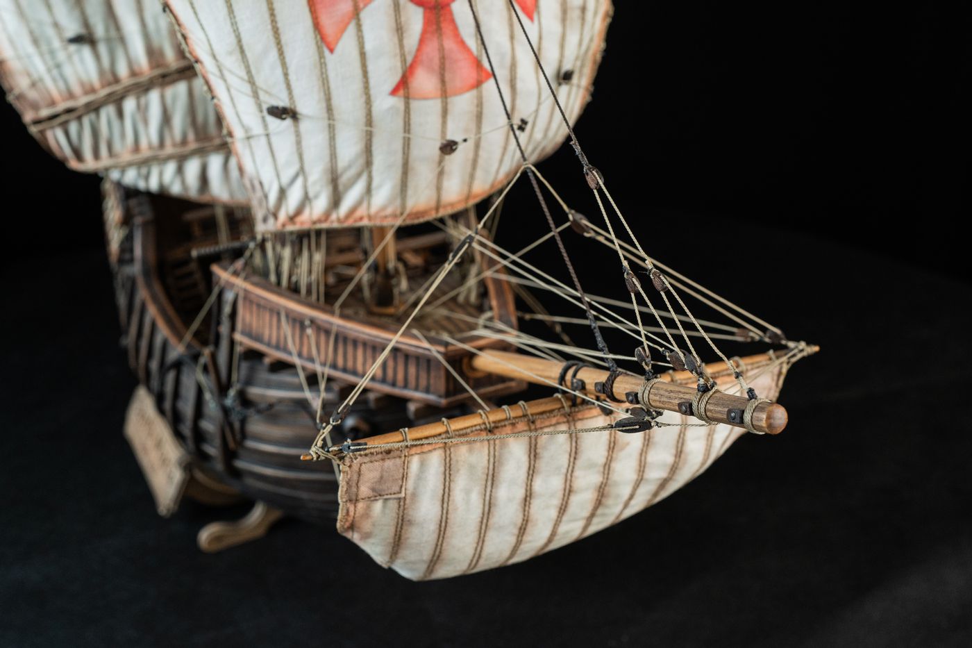Santa Maria. Wooden Ship Model Kit Scale: 1:48