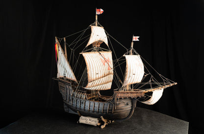 Santa Maria. Wooden Ship Model Kit Scale: 1:48