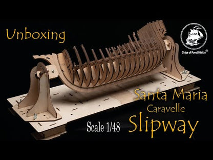 Slipway (Building Jig) for Caravelle "Santa Maria" Kit